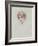 The Artist's Daughter (Coloured Pencil on Paper)-Paul Cesar Helleu-Framed Giclee Print