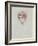 The Artist's Daughter (Coloured Pencil on Paper)-Paul Cesar Helleu-Framed Giclee Print