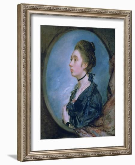 The Artist's Daughter Margaret, C. 1772-Thomas Gainsborough-Framed Giclee Print