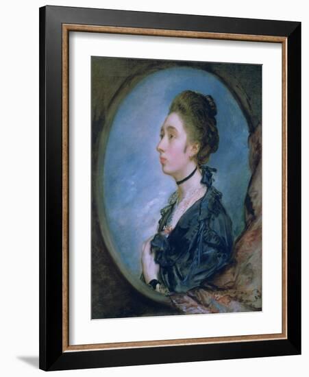 The Artist's Daughter Margaret, C. 1772-Thomas Gainsborough-Framed Giclee Print