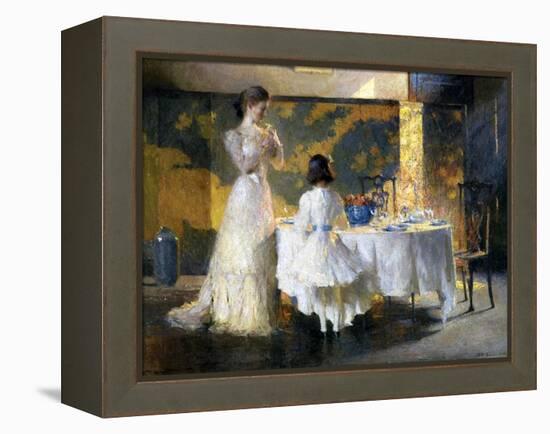 The Artist's Daughters, 1908 (Oil on Canvas)-Frank Weston Benson-Framed Premier Image Canvas