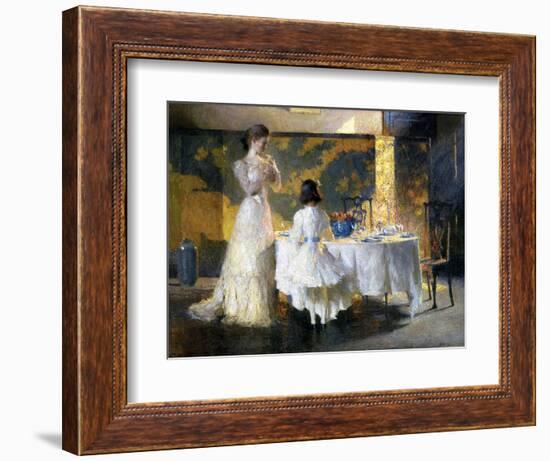 The Artist's Daughters, 1908 (Oil on Canvas)-Frank Weston Benson-Framed Giclee Print