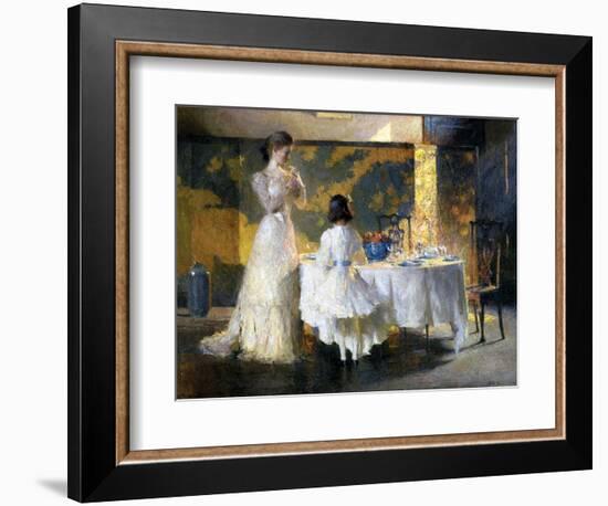 The Artist's Daughters, 1908 (Oil on Canvas)-Frank Weston Benson-Framed Giclee Print