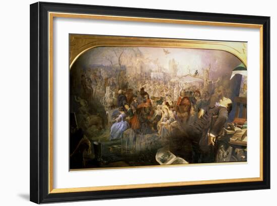 The Artist's Dream-Edward Henry Corbould-Framed Giclee Print