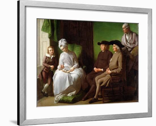 The Artist's Family-Benjamin West-Framed Giclee Print