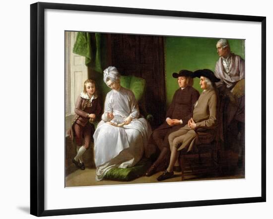 The Artist's Family-Benjamin West-Framed Giclee Print