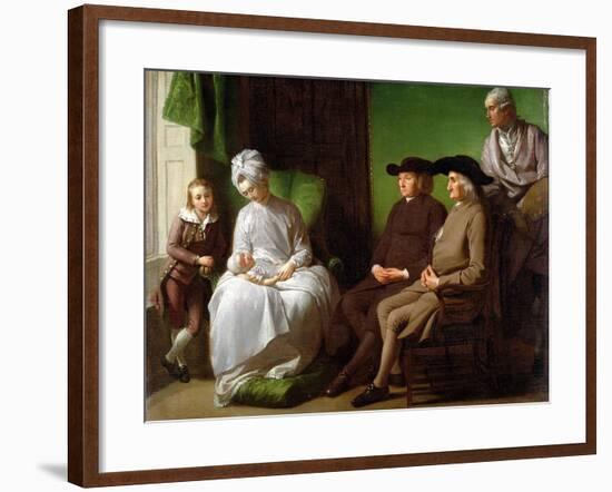 The Artist's Family-Benjamin West-Framed Giclee Print