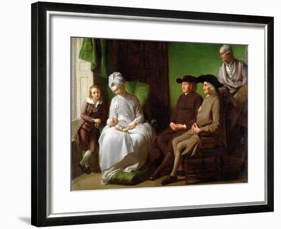 The Artist's Family-Benjamin West-Framed Giclee Print