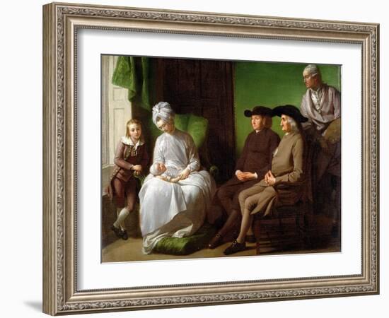 The Artist's Family-Benjamin West-Framed Giclee Print