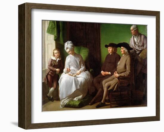 The Artist's Family-Benjamin West-Framed Giclee Print