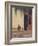 The Artist's Father and Son on the Doorstep of His House, circa 1866-67-Jean Leon Gerome-Framed Giclee Print