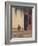 The Artist's Father and Son on the Doorstep of His House, circa 1866-67-Jean Leon Gerome-Framed Giclee Print