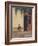 The Artist's Father and Son on the Doorstep of His House, circa 1866-67-Jean Leon Gerome-Framed Giclee Print