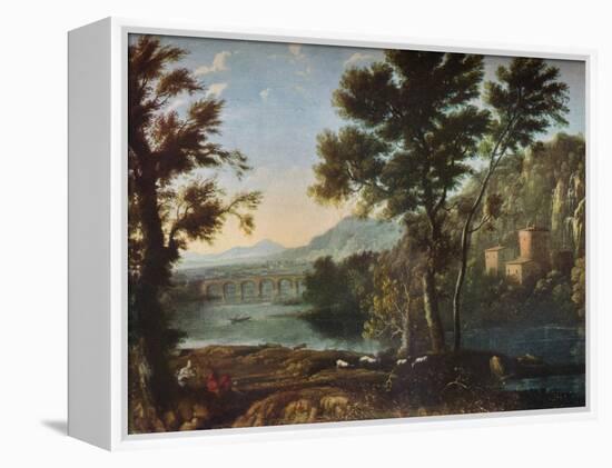 'The Artist's Favourite Mill', c1648 (1931)-Claude Lorrain-Framed Premier Image Canvas