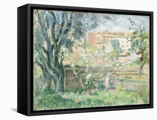 The Artist's Garden at Cannet, 1931-Henri Lebasque-Framed Premier Image Canvas