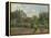 The Artist's Garden at Eragny, 1898-Camille Pissarro-Framed Premier Image Canvas