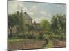 The Artist's Garden at Eragny, 1898-Camille Pissarro-Mounted Giclee Print