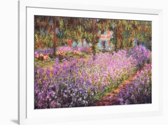 The Artist's Garden at Giverny, c.1900-Claude Monet-Framed Art Print