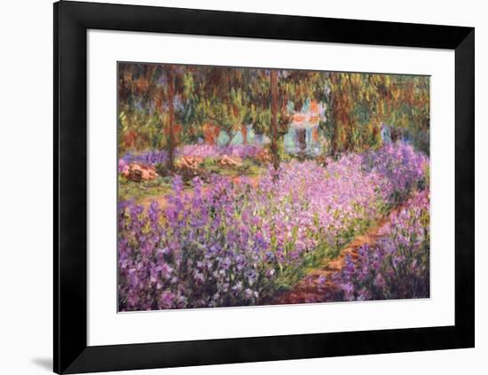 The Artist's Garden at Giverny, c.1900-Claude Monet-Framed Art Print