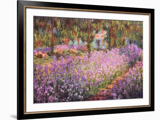 The Artist's Garden at Giverny, c.1900-Claude Monet-Framed Art Print