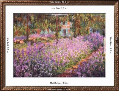The Artist S Garden At Giverny C 1900 Art Print Claude Monet Com The Artist S Garden At Giverny C 1900, The Artist S Garden At Giverny Worth
