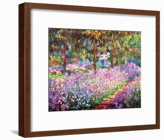 The Artist's Garden at Giverny, c.1900-Claude Monet-Framed Art Print