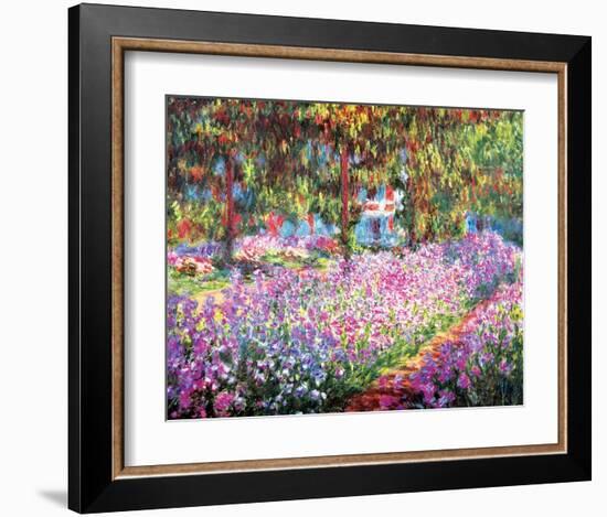 The Artist's Garden at Giverny, c.1900-Claude Monet-Framed Art Print