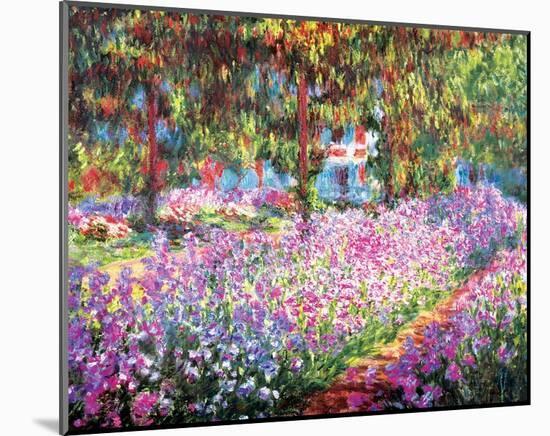 The Artist's Garden at Giverny, c.1900-Claude Monet-Mounted Art Print