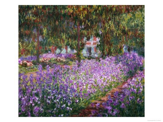 The Artist S Garden At Giverny C 1900 Giclee Print Claude Monet Art Com Garden At Giverny C 1900 Giclee Print, The Artist Garden At Giverny