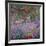 The Artist's Garden At Giverny, c.1900-Claude Monet-Framed Giclee Print