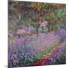 The Artist's Garden At Giverny, c.1900-Claude Monet-Mounted Giclee Print