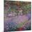 The Artist's Garden At Giverny, c.1900-Claude Monet-Mounted Giclee Print