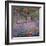 The Artist's Garden At Giverny, c.1900-Claude Monet-Framed Giclee Print