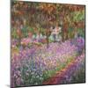 The Artist's Garden At Giverny, c.1900-Claude Monet-Mounted Art Print