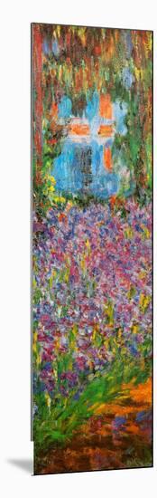 The Artist's Garden at Giverny (detail)-Claude Monet-Mounted Art Print