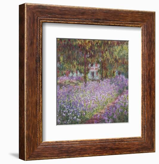 The Artist's Garden at Giverny-Claude Monet-Framed Art Print