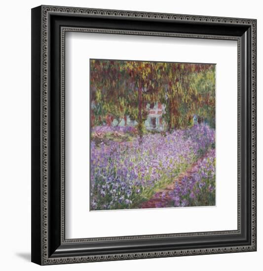 The Artist's Garden at Giverny-Claude Monet-Framed Art Print