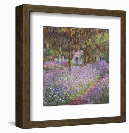 The Artist's Garden at Giverny-Claude Monet-Framed Art Print