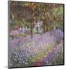 The Artist's Garden at Giverny-Claude Monet-Mounted Art Print