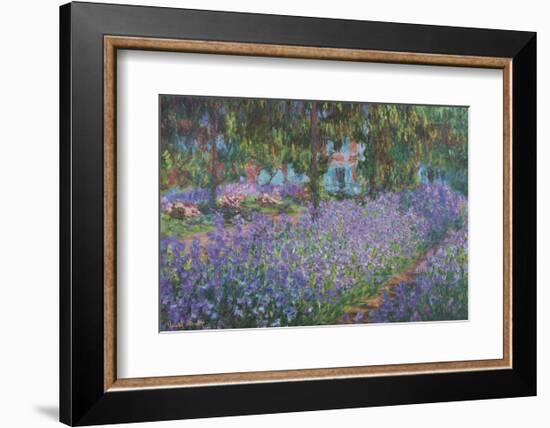 The Artist's Garden at Giverny-Claude Monet-Framed Art Print