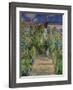 The Artist's Garden at Vetheuil, 1880-Claude Monet-Framed Giclee Print