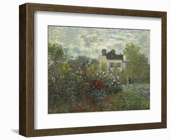 The Artist's Garden in Argenteuil, 1873-Claude Monet-Framed Art Print