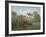 The Artist's Garden in Argenteuil, c.1873-Claude Monet-Framed Art Print