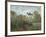 The Artist's Garden in Argenteuil, c.1873-Claude Monet-Framed Art Print