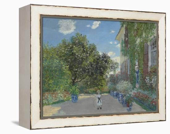 The Artist's House at Argenteuil, 1873-Claude Monet-Framed Premier Image Canvas