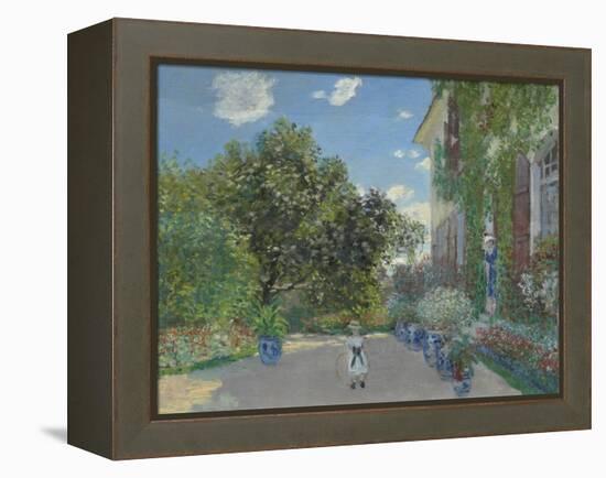 The Artist's House at Argenteuil, 1873-Claude Monet-Framed Premier Image Canvas