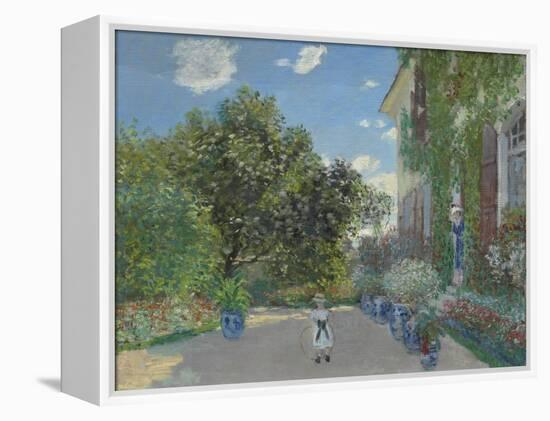 The Artist's House at Argenteuil, 1873-Claude Monet-Framed Premier Image Canvas