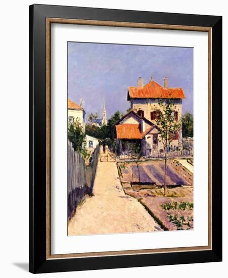 The Artist's House at Yerres, c.1882-Gustave Caillebotte-Framed Giclee Print