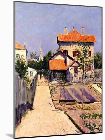 The Artist's House at Yerres, c.1882-Gustave Caillebotte-Mounted Giclee Print
