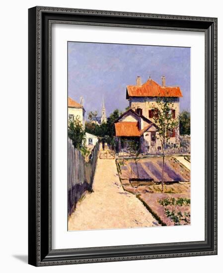 The Artist's House at Yerres, c.1882-Gustave Caillebotte-Framed Giclee Print